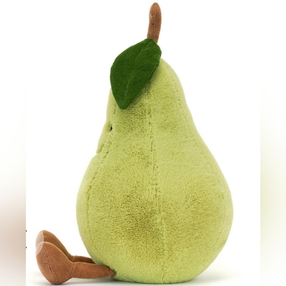 Jellycat Amuseable Pear 🍐 Soft & Plush 9.5x5" NWT - Picture 2 of 6